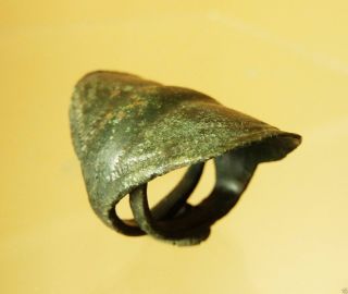Scandinavian Viking Bronze Ring (548) photo