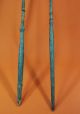 2 Spears African Africa Tribal Worrier Wood Metal,  Old Vintage Antique? Other African Antiques photo 1