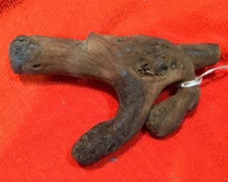 Rare Pre Columbian Inca Wood Foot Hoe,  Chaki Taklla,  Farm Tool,  Mineral Deposit photo