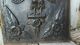 18thc Antique Carved Wood Eagle Flower Folk Art Oak Architectural Salvage Panel Other Antique Woodenware photo 2