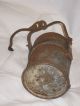 Rare Miners Carbide Hand Lamp Metal And Brass,  Rusty As It Came Out Of The Mine Mining photo 1