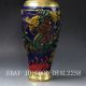 Chinese Brass Cloisonne Hand Carved Dragon Vase W Qianlong Mark Vases photo 3