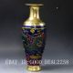 Chinese Brass Cloisonne Hand Carved Dragon Vase W Qianlong Mark Vases photo 5