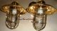Nautical Brass Ship Wall Passage Light With Cap - 1 Pc Other Maritime Antiques photo 1