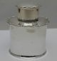 Antique English Solid Silver Tea Caddy - Canister Sheffield 1919 Alkin Bros Other Antique Sterling Silver photo 2