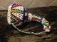 Vintage South African Zulu Beaded Gourd Traditional Wedding Gift 8.  5 Inches Other African Antiques photo 2