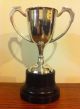 Vintage Silver Plated Trophy / Cup - No Engraving Epns 17cm Tall Bakelite Base Silverplate photo 2