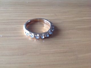 A Ladies Ring With 9 ' Stones ' Size R,  Beach Find photo