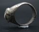 Roman Period Silver Finger Ring With Bezel Depicting Male Face 100 B.  C.  - 100 A.  D. Roman photo 7