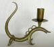 Rare Art Deco Hagenauer Candle Holders Lizard / Dragon Sculptures Fab Art Deco photo 5