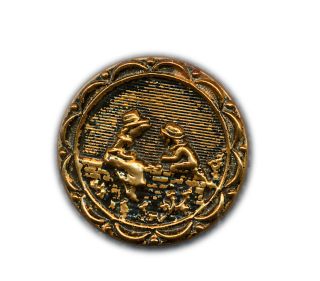 Wonderful Kate Greenaway Brass Button photo