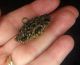 2 Piece Large Brass Golden Age Filigree Pierced Hollow Button - Buttons photo 1
