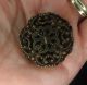 2 Piece Large Brass Golden Age Filigree Pierced Hollow Button - Buttons photo 2