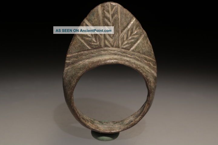 Roman Bronze Archer ' S Ring Reproductions photo
