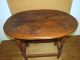 Rare 18th C William And Mary Stretcher Base Tavern Table Top And Feet Primitives photo 3
