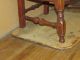 A Great 18th C Ct Qa Chair Bold Turned Feet Shaped Crest Grungy Surface Primitives photo 5