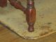 A Great 18th C Ct Qa Chair Bold Turned Feet Shaped Crest Grungy Surface Primitives photo 7