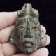 Stunning Mayan Face Pendant - Stone Carving - Antique Pre Columbian Statue - Olmec The Americas photo 1
