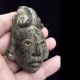Stunning Mayan Face Pendant - Stone Carving - Antique Pre Columbian Statue - Olmec The Americas photo 3