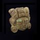 Mayan Stone Mask Pendant - Chief Figure - Antique Pre Columbian Statue - Olmec Aztec The Americas photo 1