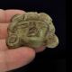 Mayan Stone Mask Pendant - Chief Figure - Antique Pre Columbian Statue - Olmec Aztec The Americas photo 8