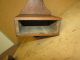Rare 19th C Pa Scalloped Wood Lighting Shelf Sconce With Drawer In Old Surface Primitives photo 9