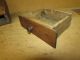 Rare 19th C Pa Scalloped Wood Lighting Shelf Sconce With Drawer In Old Surface Primitives photo 10