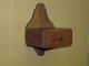 Rare 19th C Pa Scalloped Wood Lighting Shelf Sconce With Drawer In Old Surface Primitives photo 1