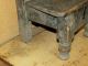 Rare 17th C Wainscot Joined Childs Chair With Flat Spindle Back Old Black Paint Primitives photo 1