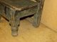 Rare 17th C Wainscot Joined Childs Chair With Flat Spindle Back Old Black Paint Primitives photo 2