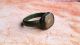 Ancient Bronze Ring With A Stone Viking photo 3