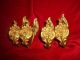 Antique 2 Pairs Of French Fabulous Gilt Bronze Curtain Tiebacks Other Antique Architectural photo 3