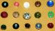 Antique Victorian Foil Glass Waistcoat Buttons Buttons photo 1