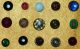 Antique Victorian Foil Glass Waistcoat Buttons Buttons photo 5