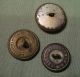 3 Antique Metal Buttons Waterbury Nyc Police,  19c British,  Forstmann Us Military Buttons photo 4