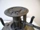 Manning Bowman Antique Wild West Alcohol Camp Stove Pewter Pat;1910 W Iron Stand Stoves photo 3