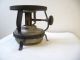 Manning Bowman Antique Wild West Alcohol Camp Stove Pewter Pat;1910 W Iron Stand Stoves photo 4