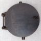Antique Cast Iron Waffle Iron - Unusual Design Primitives photo 2