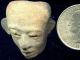 Pre - Columbian Aztec Zolapan Terracotta Figure Head,  Ca; 350 - 700 Ad The Americas photo 1