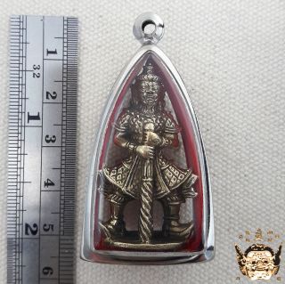 Phra Giant Vessuwan King Of Soul Protect Thai Amulet Buddha Rich Luck Pendant photo