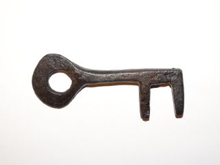 Rare Perfect Viking Iron Key For Lock 3.  C 800 - 1000 Ad photo