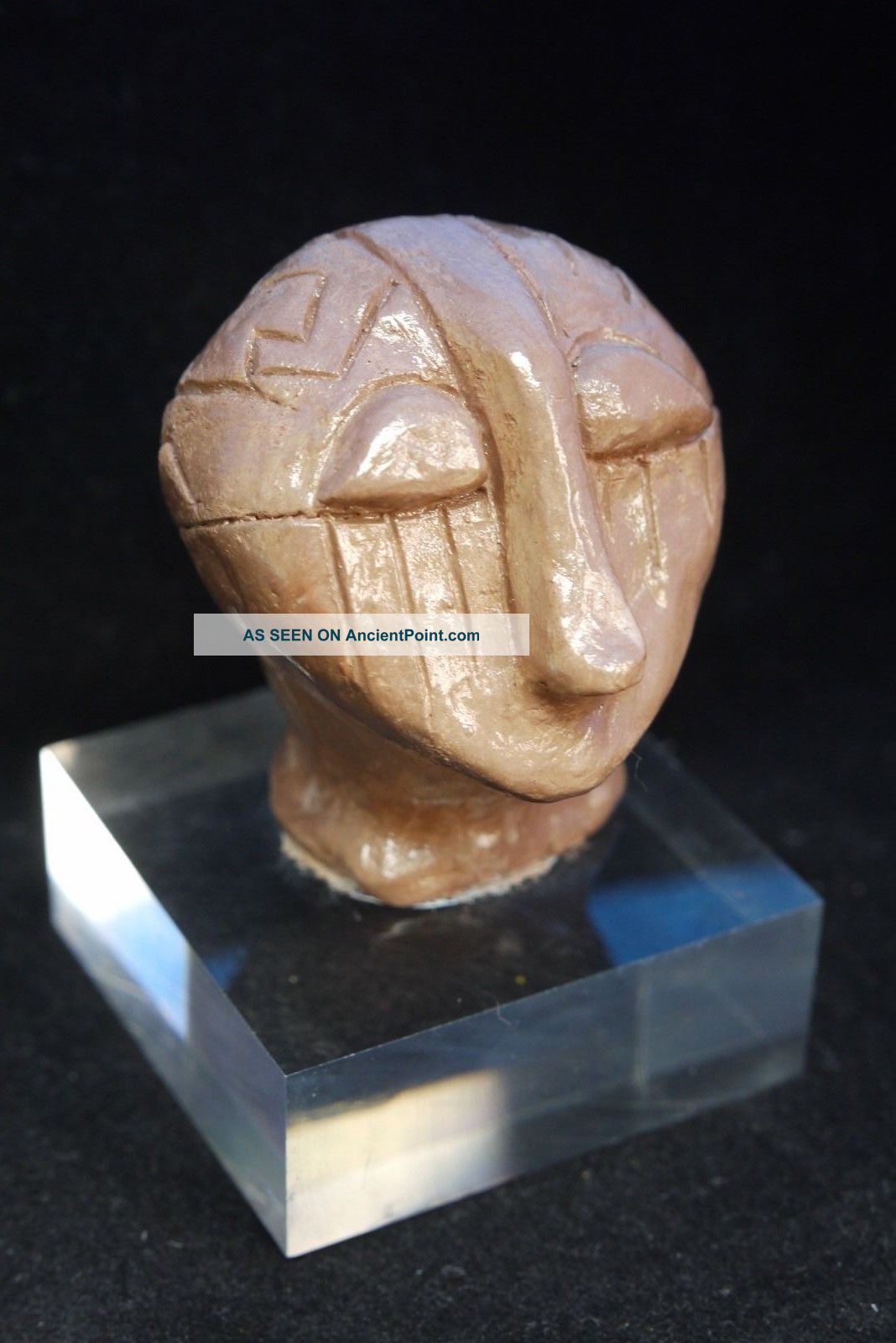 Vinca Animal Mask Head 5000bc Old Europe Danube Civilization Neolithic Replica European photo