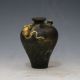 Chinese Bronze Gilt Hand - Carved Snake & Mouse Pot W Xuande Mark Csyb315s Pots photo 1