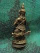 God Taow Wessuwan Statue Lord Of Ghost & Wealth Antique Thai Buddha Amulet Amulets photo 3