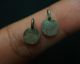 2 Viking Silver Earrings / Pendant Amulets,  Ca 1150 Ad.  Ag Wearable Vf Scandinavian photo 2