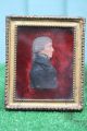 Orig 19thc Wax Portrait: Napoleon Boneparte In Wooden Glazed Frame C1890s Other Antique Decorative Arts photo 1