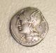 137 Bc M.  Baebius,  Quadriga Reverse Ancient Roman Republic Silver Denarius Vf Roman photo 1