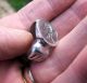 Large Roman Silver Finger Seal Ring Eagle Roman photo 3