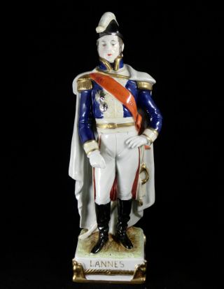 Scheibe Alsbach Kister General Lannes Napoleonic Porcelain Figurine German photo