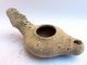 Ancient Biblical Oil Lamp Figure Iron Age Pottery Holy Land Pottery Clay Egyptian photo 3